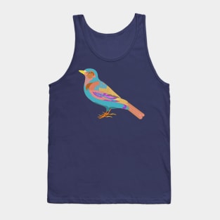 Lark Colorful Songbird Bird Tank Top